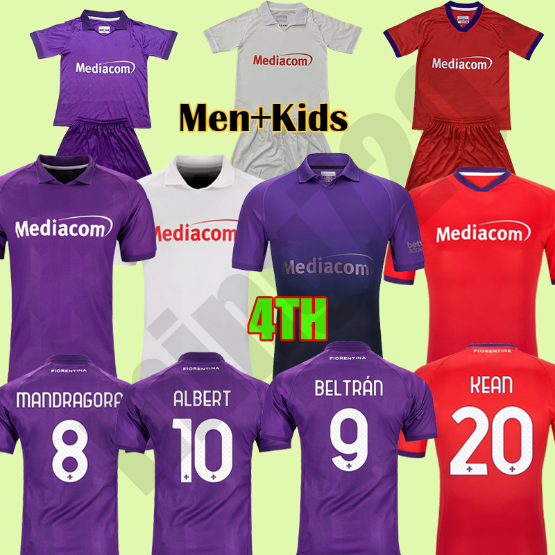 2024 4TH FIORENTINA soccer jerseys PURPLE KEAN ALBERT BELTRAN MANDRAGORA DODO 25 26 maglia fiorentina Men Kids FOURTH Shirts maillot fiorentina