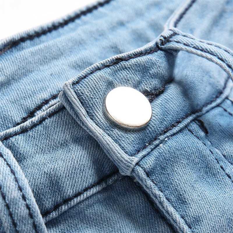 2023 Womens High Waist Retro Jeans Lady Y2K Light Blue Baggy Goth Denim Pants Girls Strtwear Casual Wide Leg Mom In Trousers W250207