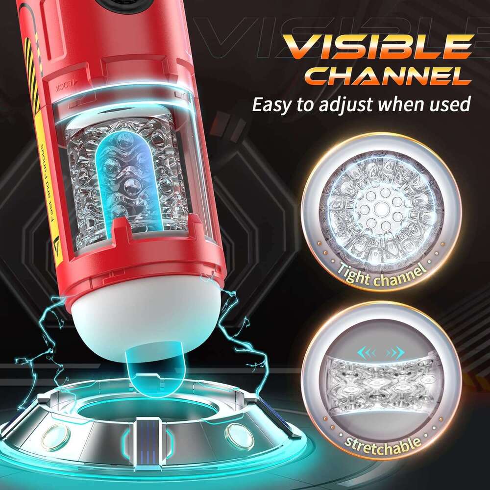 Automatic Male Masturbator Cup with 7 Thrusting Rotating Modes for Stimulation Stroker Blowjob Adult Sex Toy For Men