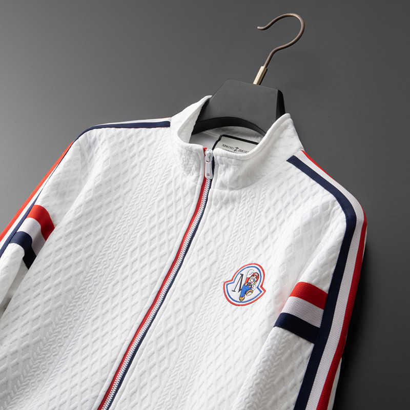 Mens Jackets Outdoor Jacket Designer Mens 2025 Autumn New Cardigan Coat Men's Trend Chapter Embroidered Sports Casual Hoodie Men Y250207