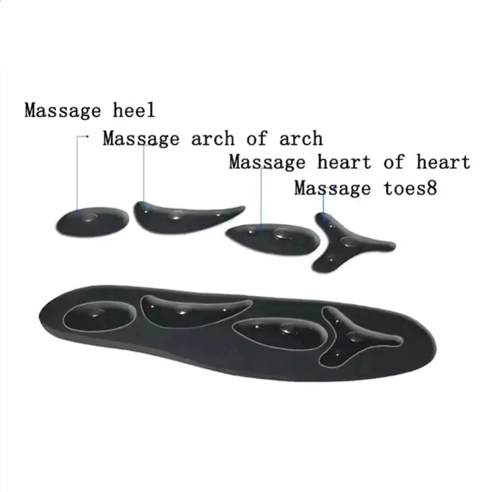Magnetic Acupressure Insoles Comfort Akusoli Insole Foot Massage Magnetic Insoles fo Running Sport Blood Circulation Pain Relief 250120