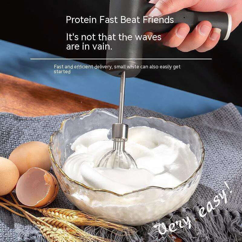 Manual Mixer Electric Egg Beater USB Charging Milk Frother Foam Creamer Cake Automatic Coffee Milker Kitchen Whisk Tools