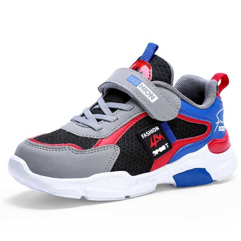 Four Seasons Childrens Sports Shoes Childrens Fashion Sports Shoes Boys Running Leisure Breathable Outdoor Shoes Lightweight and BreathableXJ250318