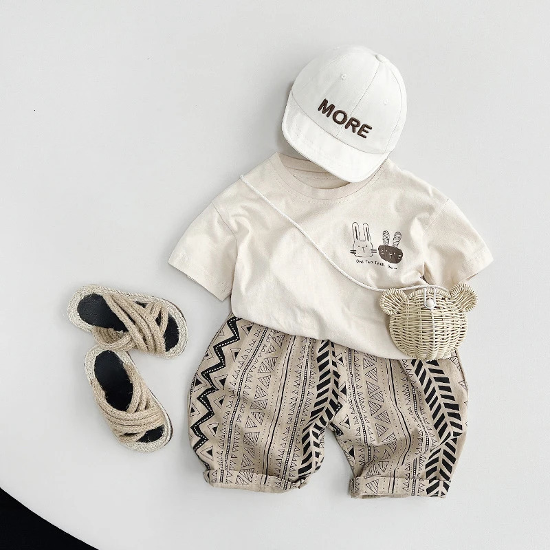 Summer Children T-Shirts 1-8Y Boys Girls Cotton Print Cartoon Short Sleeve T Shirts Tops Tees Toddler Wear Tshirt Kids Clothing 250207