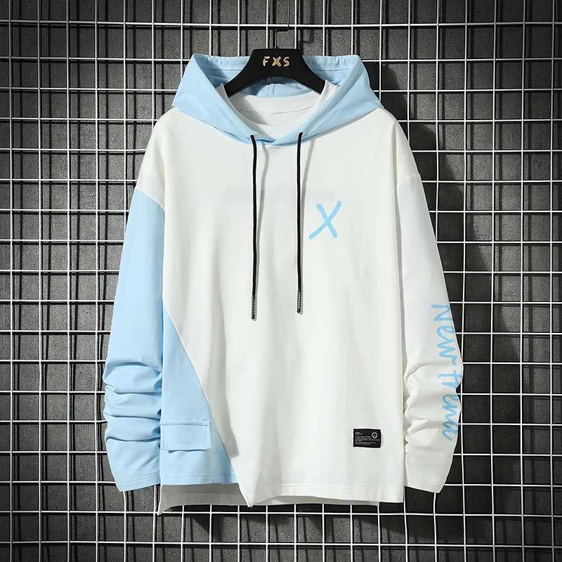 Fashion Style Casual 2023 Spring Autumn Black Hoodie Sweatshirt Mens Hip Hop High Streetwear Clothes Plus Size 6XL 7XL W250207