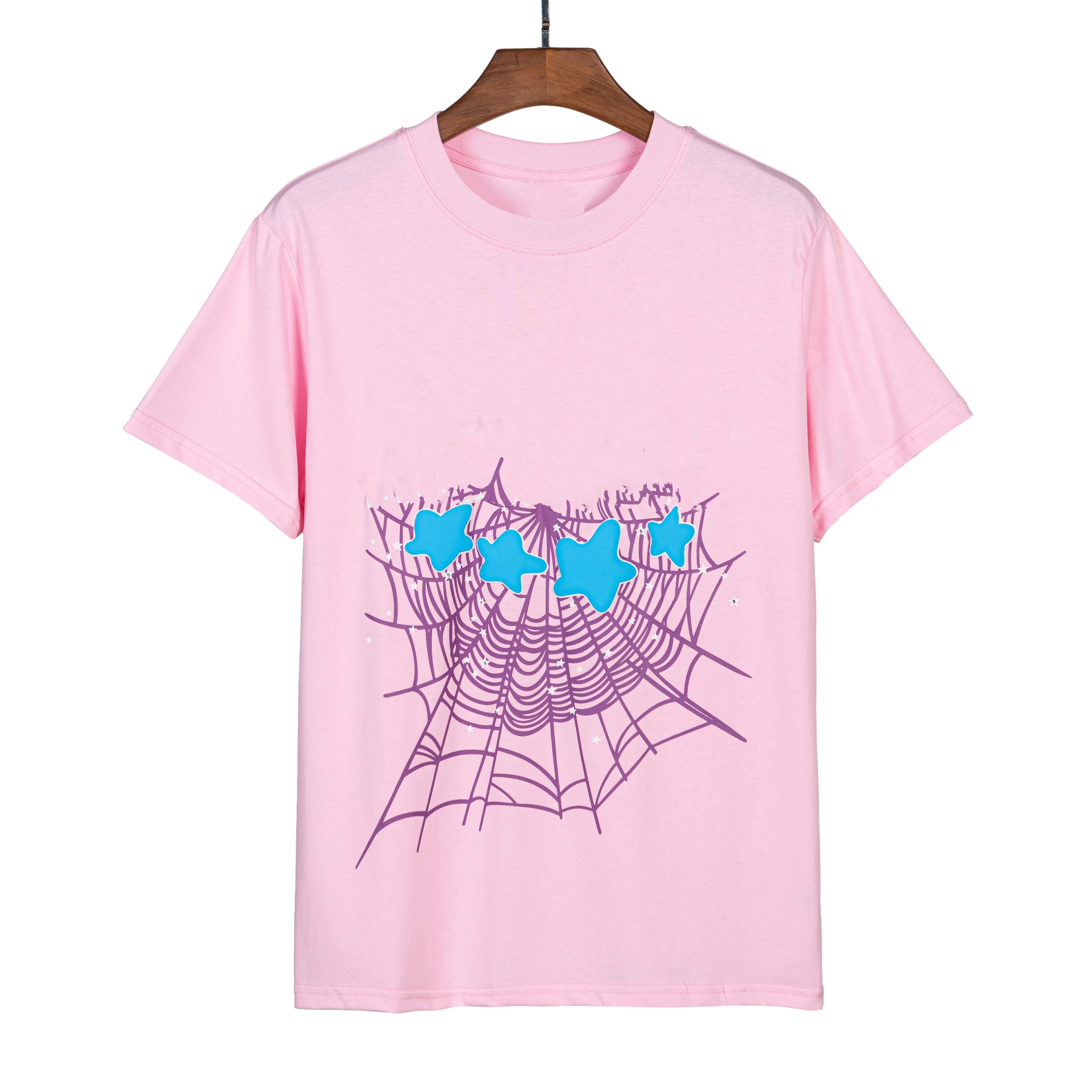 High quality men's and women's European and American hip-hop high street short sleeved fashion trend t-shirt loose and versatile