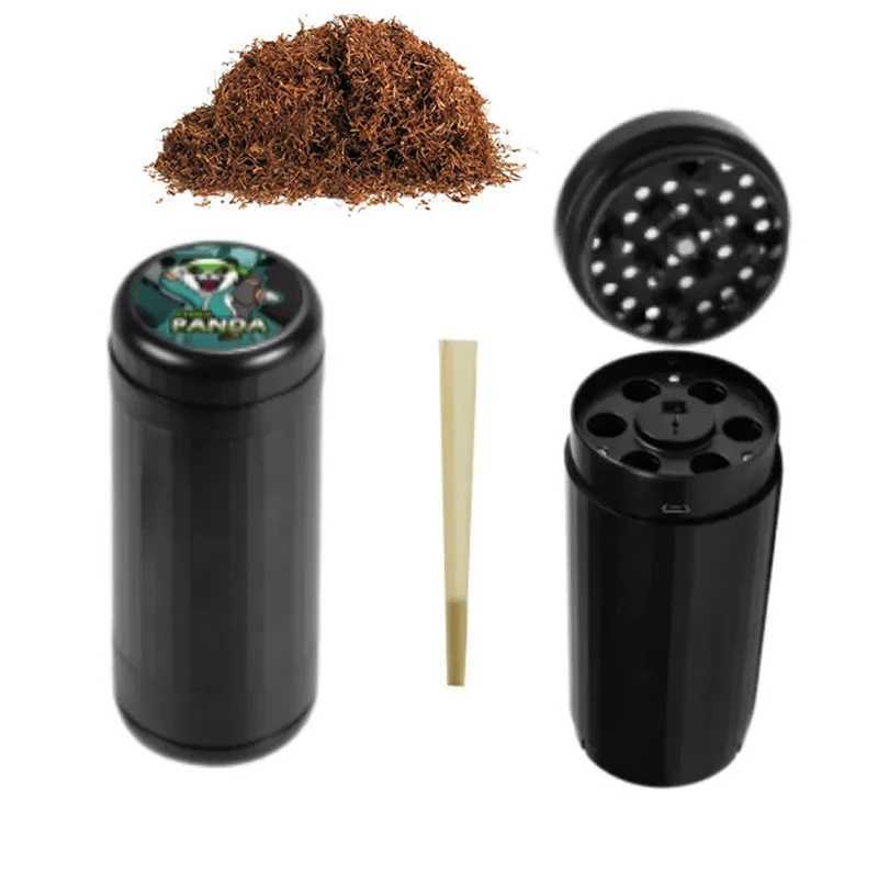 SMO H5 Plastics Electric Tobacco Grinder Rolling Paper Filling Machine Protable Dry Herb Grass Crusher for Smoking AccessoriesXJ250207