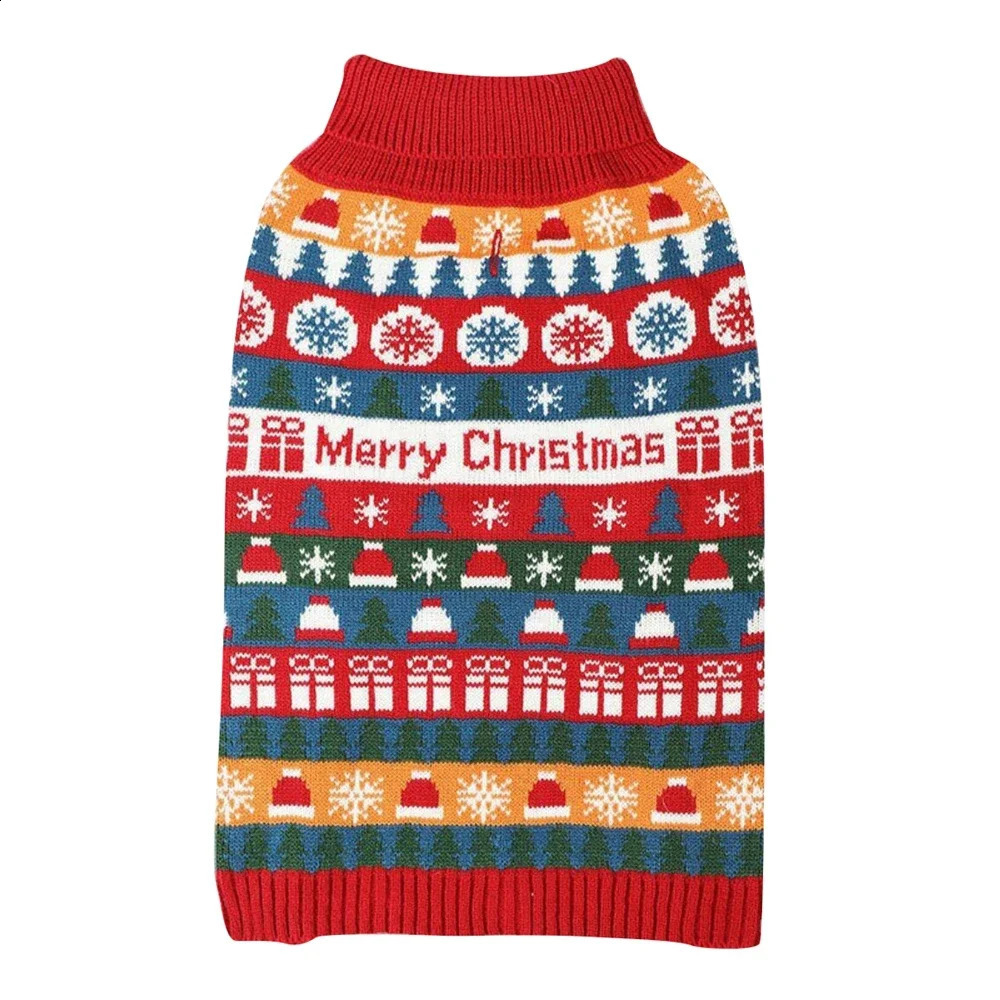 Puppy Sweaters Christmas Pet Clothes Winter Warm Pet Knitwear Clothing for Small Dogs Cute Warm Knitted Puppy Cat Costumes 250206