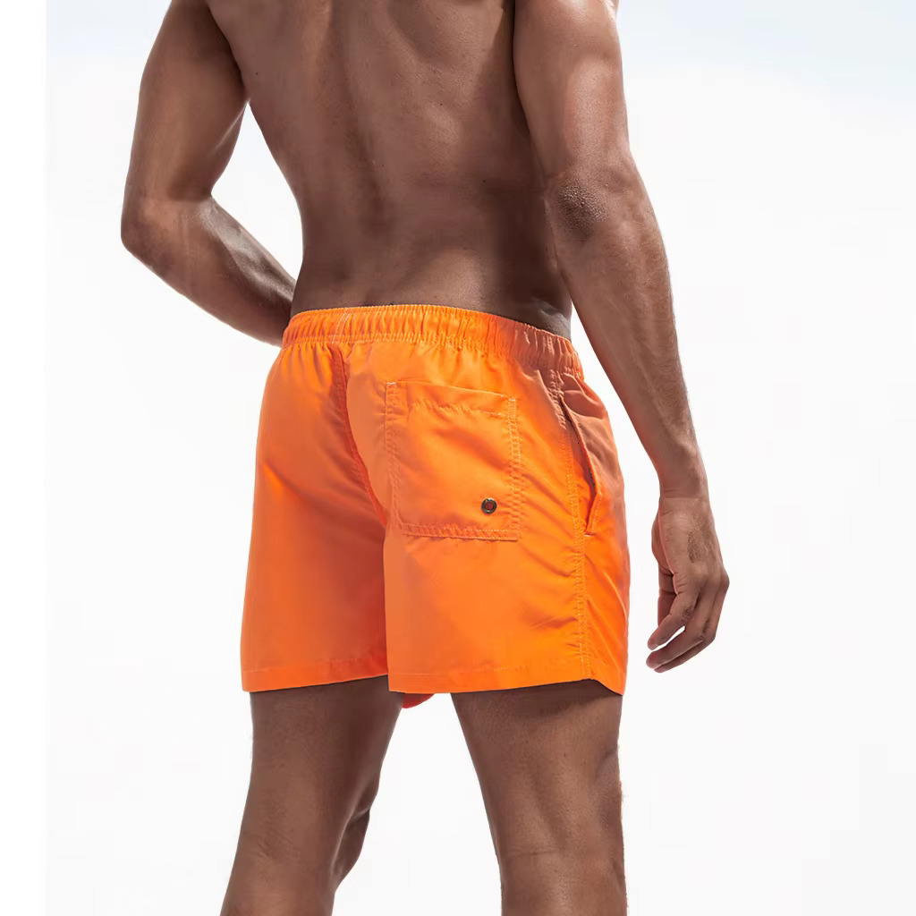 Men's Casual Swim Pants Quick Drying Board Shorts Swimwear Breathable Drawstring With Pockets Suitable For Summer Surfing Beach Shorts