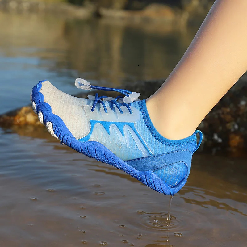 Summer Water Shoes Kids Beach Five Fingers Barefoot Swimming Aqua Shoes Colorful Seaside River Slippers Children Sneakers 250207
