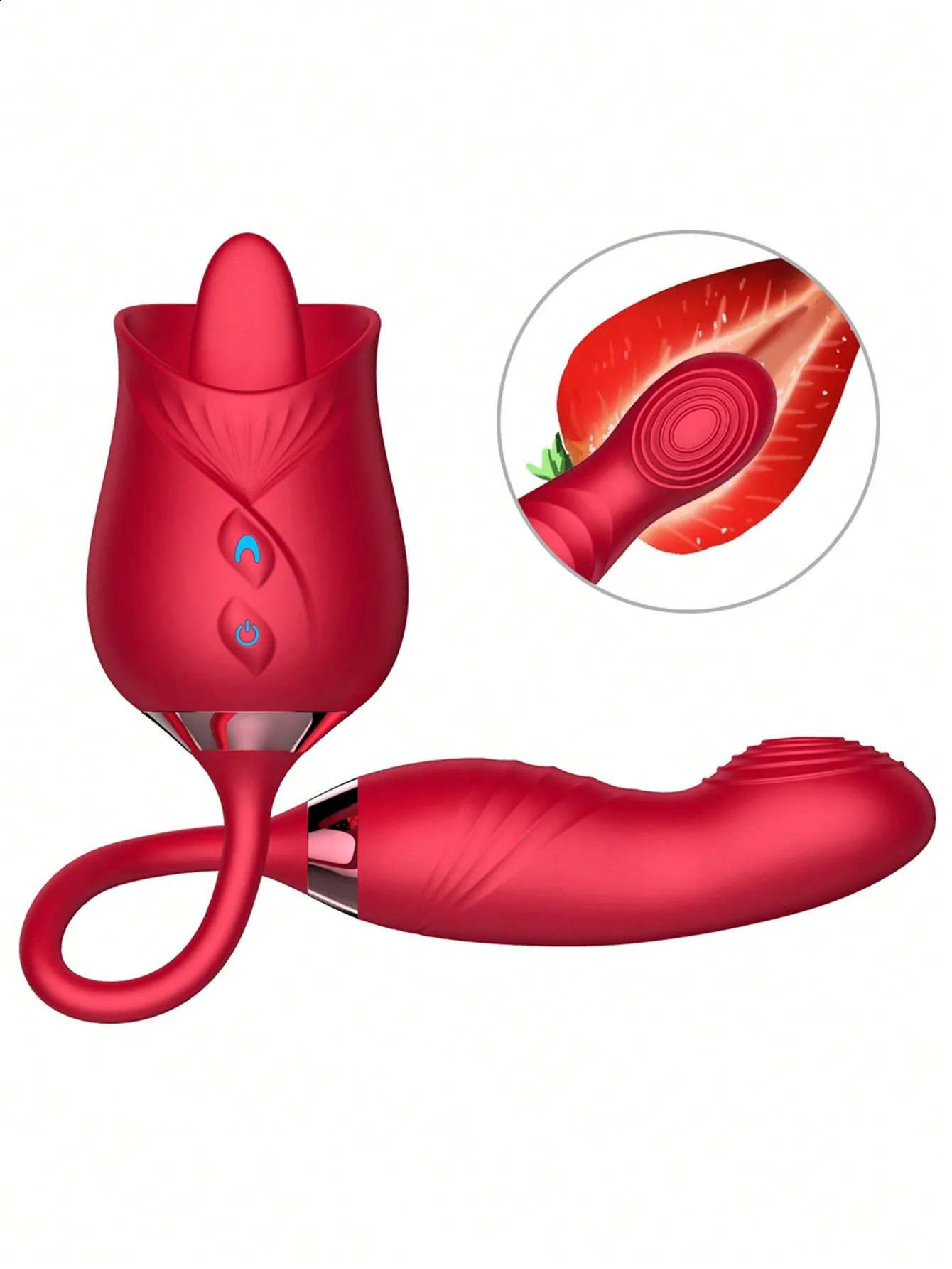 Rose Toy Clitoris Tongue Licking Vibrator Vagina 10 Vibrator Stimulator Adult Goods Sucking Sex Toys For Women 250108