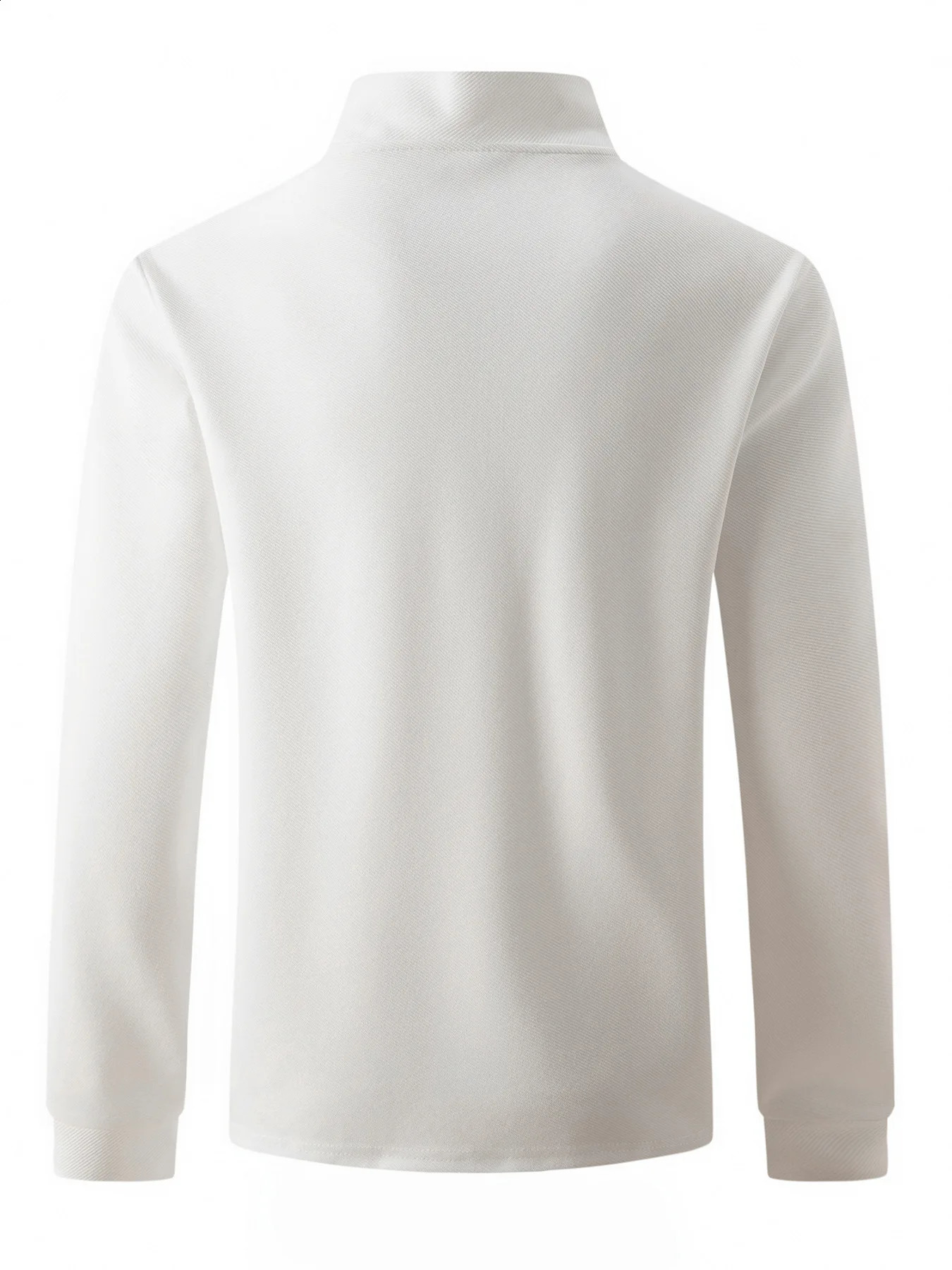 2024 Spring and Summer Cotton Polo Shirt Mens Business Casual Embroidered Lapel Breathable LongSleeved Men 250121