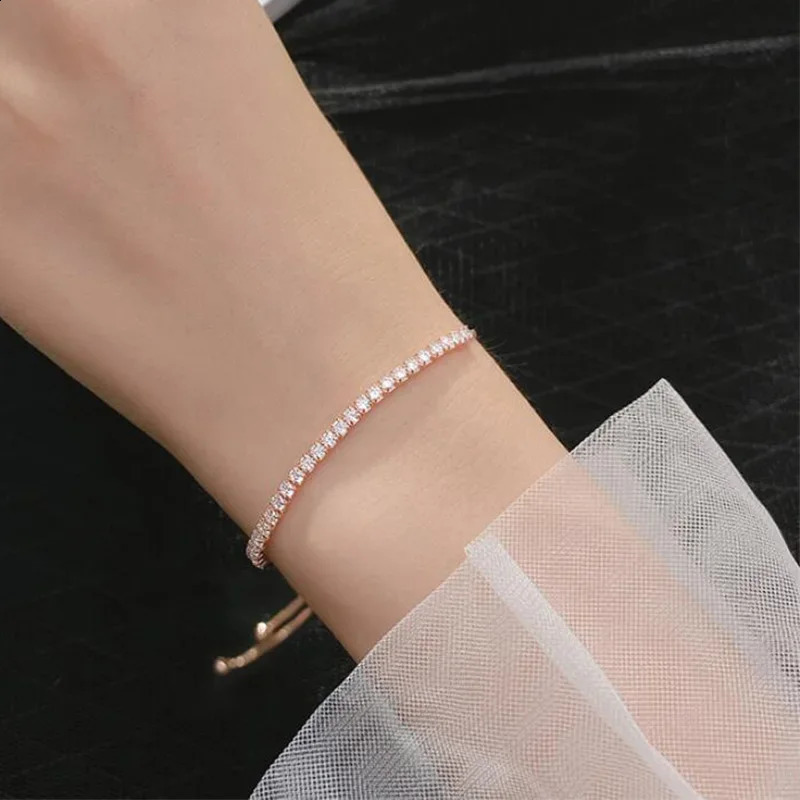Trustdavis Genuine 925 Sterling Silver Temperament Sweet Choker CZ Short Necklace For Women Wedding Jewelry Gift DS1869 250120