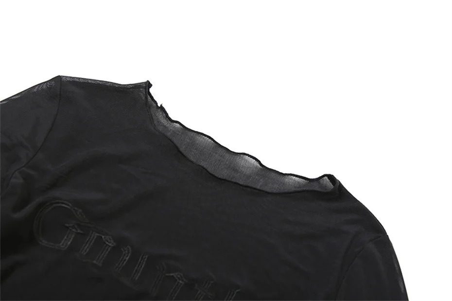 5pcs Bulk Items Wholesale Lots Summer Clothing for Women T Shirt Long Sleeve Mesh Sheer Tshirt Y2k Tops Pullovers M13148_1 250206