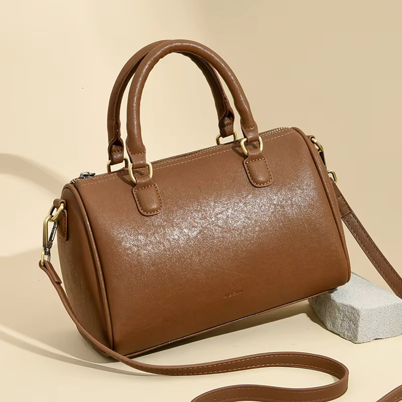 High Quality Retro Style Leather Purse Fashion Women Shoulder Messenger Bag High-Capacity Simplicity Ladies Handbag Sac