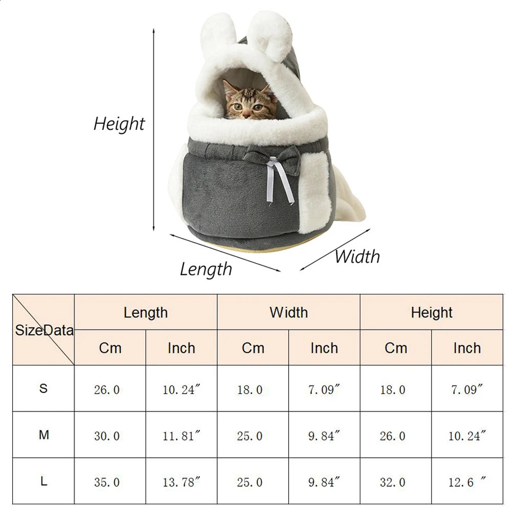 Outdoor Travel Chihuahua Puppy Dog Bacpack Winter Warm Pet Carrying Bags for Small Dogs Yorkshire Cat Nest mascotas Home 250206