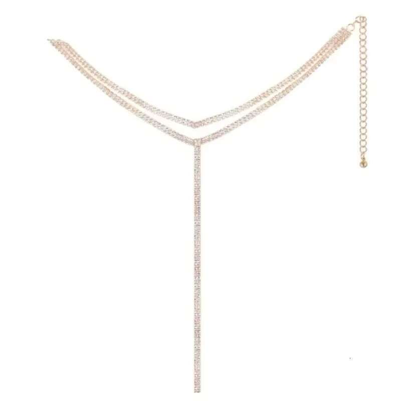 Delysia King Rhie Double Jewelry Women's Long Necklace Clavicle Chain