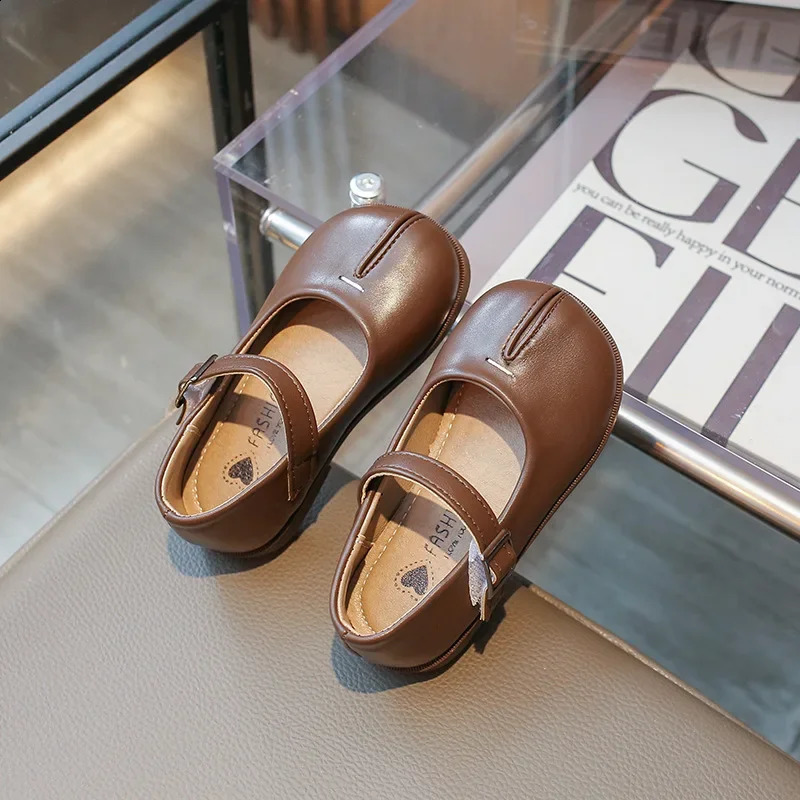 Girl Shoes Soft Sole Sheep Hoof Leather Shoes Antiskid Women Loafers Fashion School Girls Party Dresses Shoes 250206