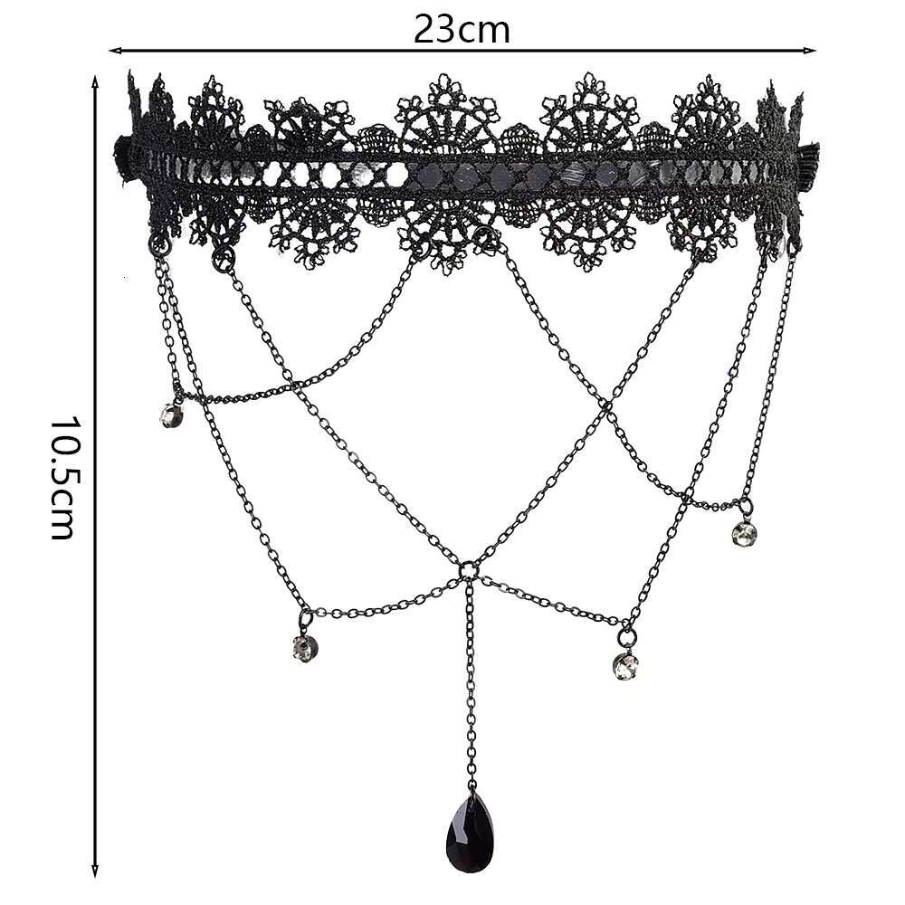 Gothic Boho Elastic Band Black Lace Leg Thigh Chain for Women Bikini Summer Festival Party Body Accessories Jewelry