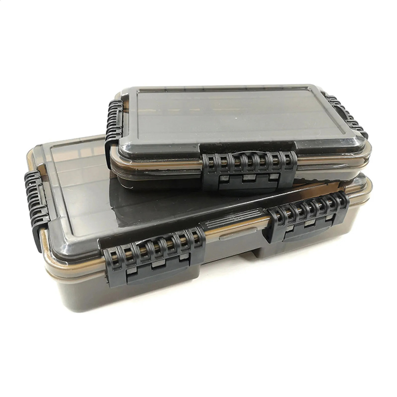 Waterproof Fishing Tackle Box Lure Bait Storage Case Portable Gear Accessories 250207