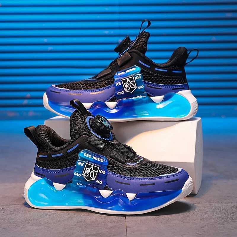 2024 Children Shoes Girls Sneaker Chunky Kids Casual Tennis Sneaker Mesh Platform Purple Girls Sports Shoes W250207