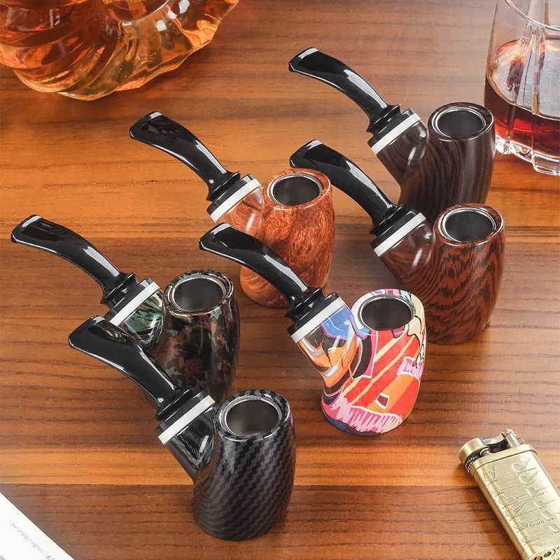 Creative smoking pipe Portable handmade Detachable tobacco pipe smoking accessories Gift for smoker Y250207