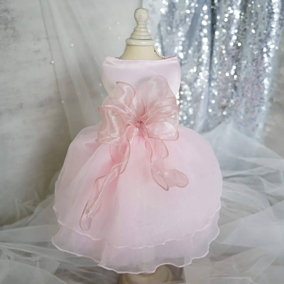 White Dog Wedding Dress Bridal Wedding Costume Puppy Princess Dresses for Small Dogs Dog Clothes Pomeranian Chihuahua 250206