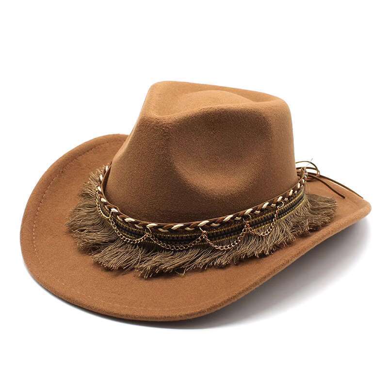 Tibetan ethnic style Su hat for men and women, jazz pot dance British woolen felt hat, photography