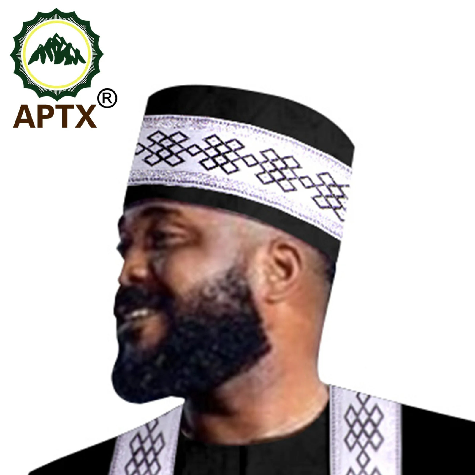 Men Prayer Hats Islamic African Muslim Kippah Arab Webbing Caps Men Arabia Cotton Embroidery Wrap Muslim Islam Men Hat Headscarf 250207