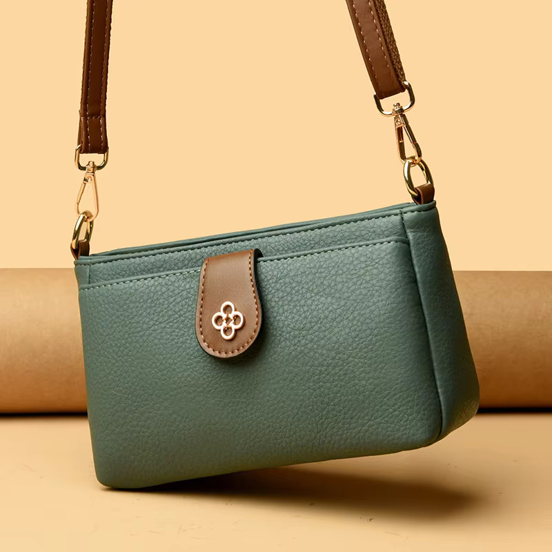 New Popular Retro Gentle Temperament Bag Fall Shoulder Handhelds Fashion Casual Yankee Underarm Small Square Bags