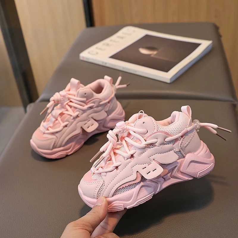 Childrens lightweight sports shoes anti slip student tennis shoes childrens walking shoes boys and girls casual sports shoesXJ250318