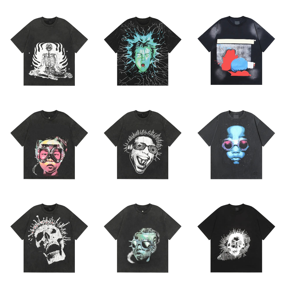 Tshirt Men's T-Shirts designer mens t shirt vintage t-shirts Hip Hop summer Short Sleeve Streetwear Tees Clothes Cotton Tshirts Clothing designer shirts for men