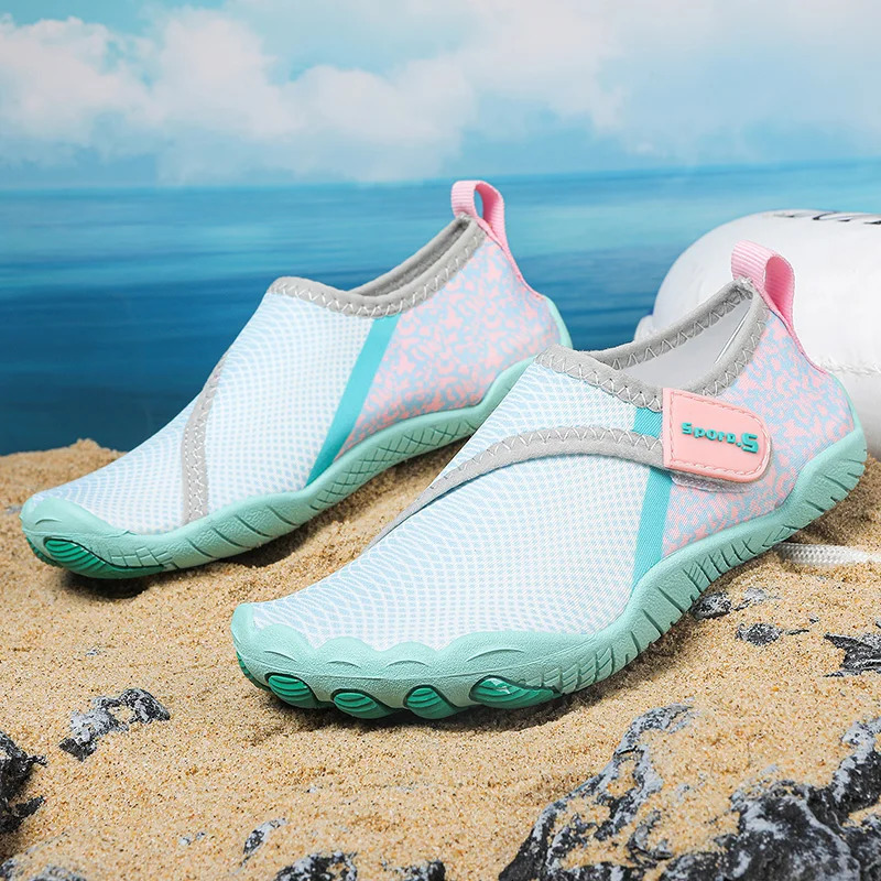 Water Shoes Kids Children Boys Beach Five Fingers Barefoot Swimming Aqua Shoes Toning Slipstop Toddler Shoes 250207
