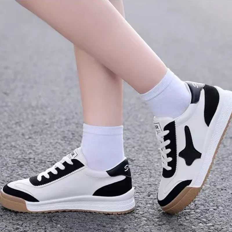 Zapatillas Kid Board Shoes Kids Spring Autumn New Girls Soft Soled Sports Shoes Boys Anti-skid White Sneakers XJ250207