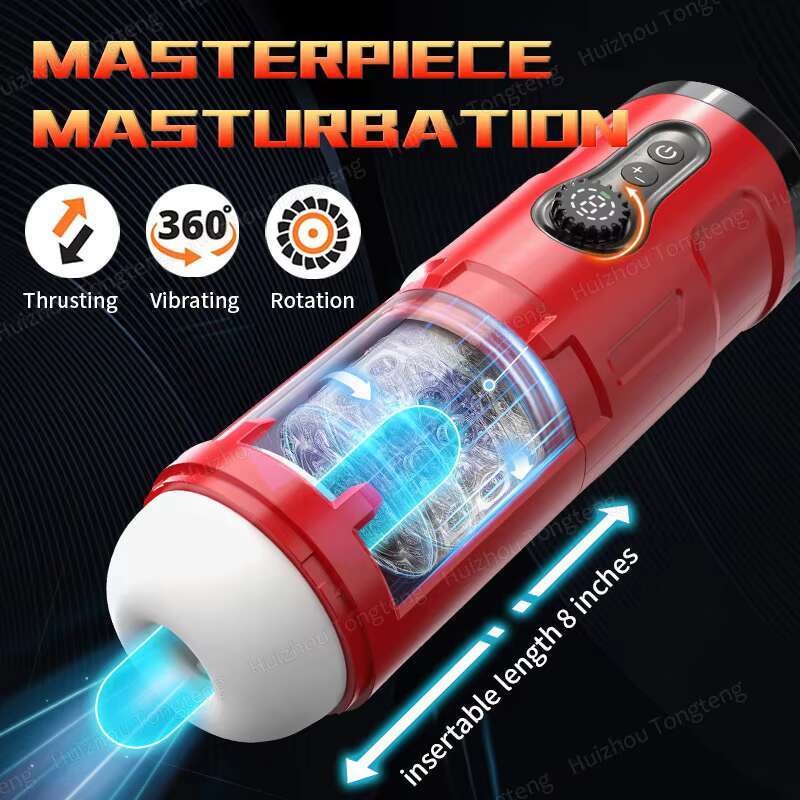 Automatic Male Masturbator Cup with 7 Thrusting Rotating Modes for Stimulation Stroker Blowjob Adult Sex Toy For Men