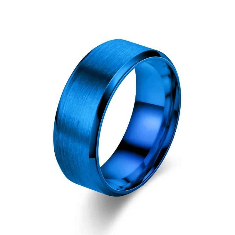 6-color classic 8mm tungsten mens ring surface brushed stainless steel ring womens wedding ring couple jewelry accessories W250207