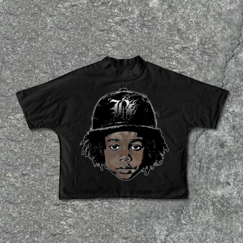 Mens Streetwear Tees Flame Letter B Graphic Cropped T-Shirt, Vintage Metal T Shirts, Oversized Cotton Tee for Men and Women