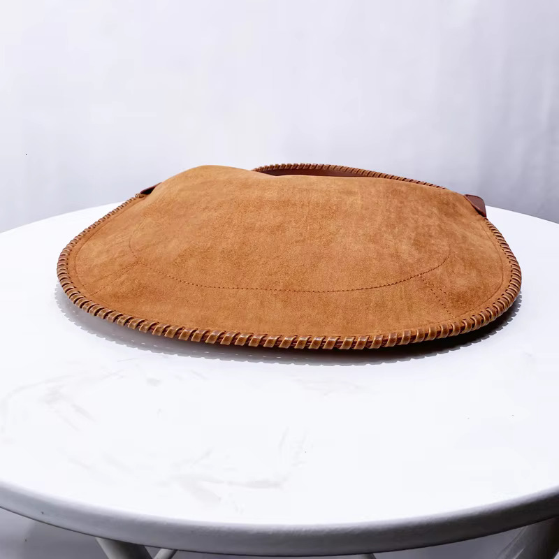 Faux Suede Weave Saddle Bags For Women Designer Handbags And Purses New In Vintage Frosted Large Capacity Shoulder Suede Vintage