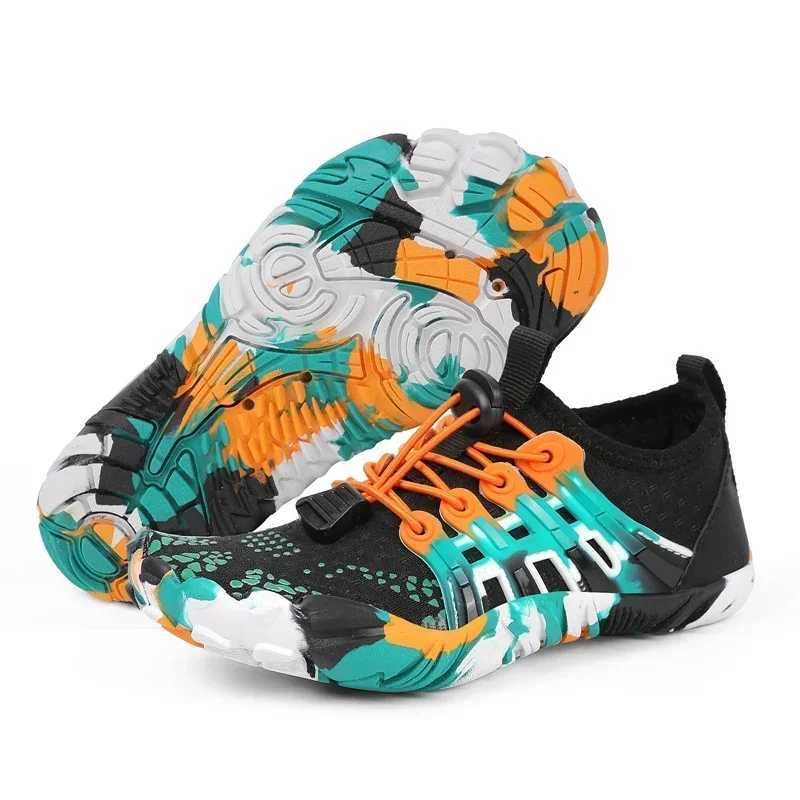 Vanmie Kids Water Aqua Shoes Beach Barefoot Sneakers for Kids Summer Water Sport Swimming Shoes Children Wading Sneakers W250207