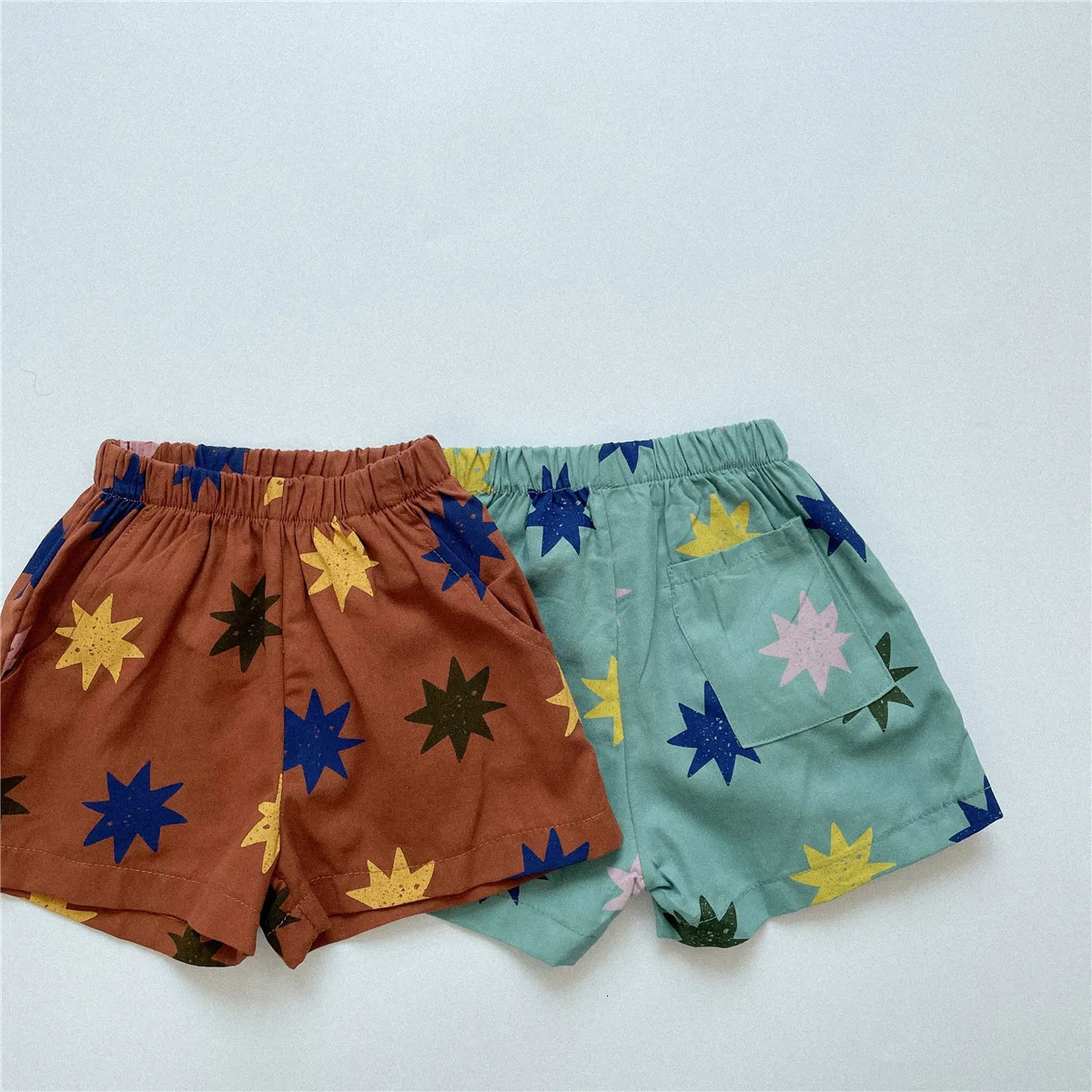 Children Clothing Kids Playful Printed Shorts Summer Boys Girls Cotton Personality Stylish Loose All Match Shorts 250207