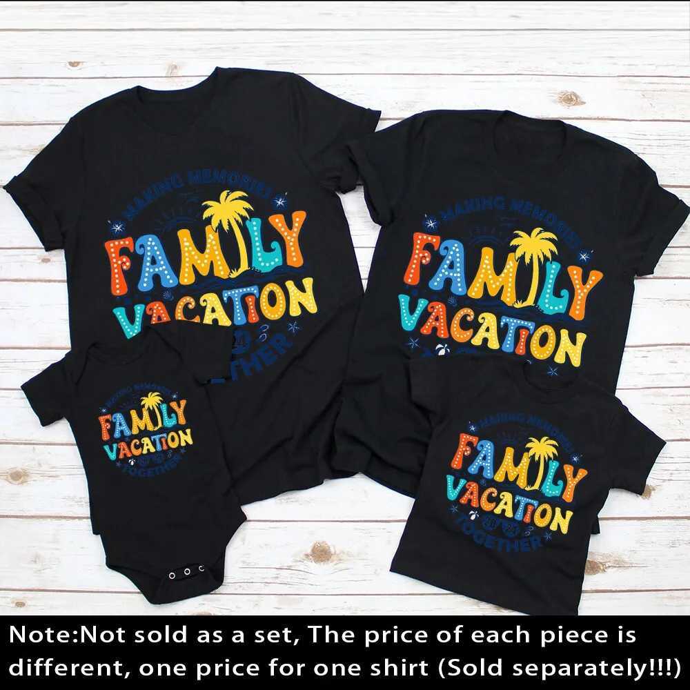 Making Memories Family Vacation 2024 Together Family Tshirt Travel Clothing Family Vacation Matching Shirts Summer Vacation Tee W250207