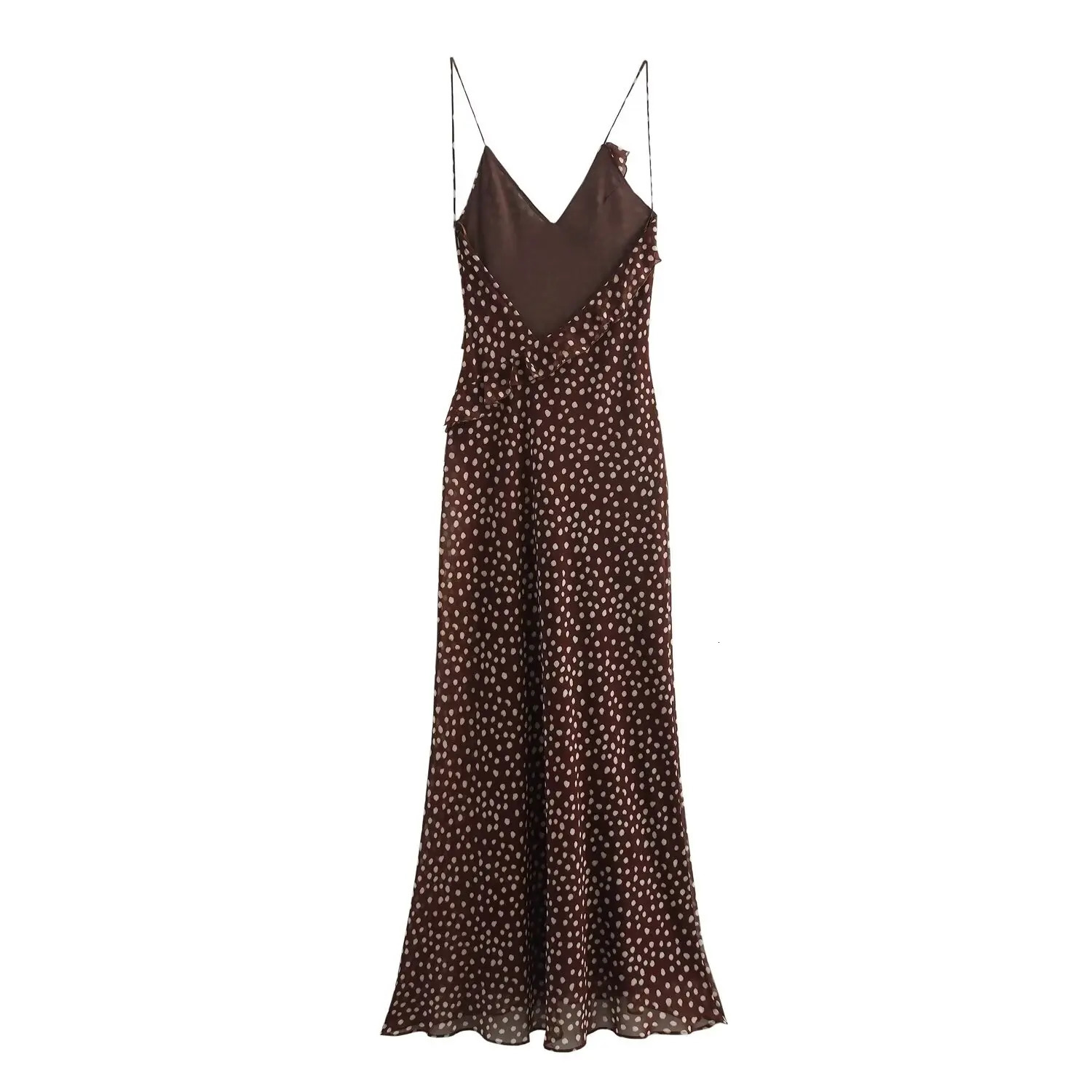 autumn 2024 womens clothing sweet and fashionable layered polka dot dress with decoration 250206