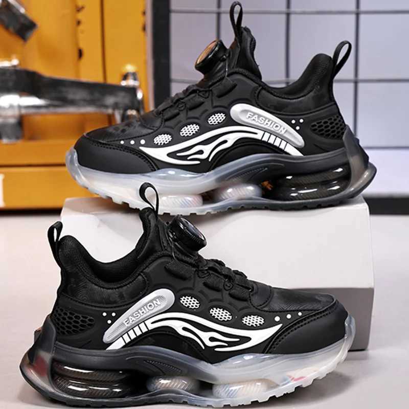 Childrens Walking Shoes Soft Soles Rebound Lightweight Sports Shoes Cushioning Casual Leather Running Shoes for Kids W250207