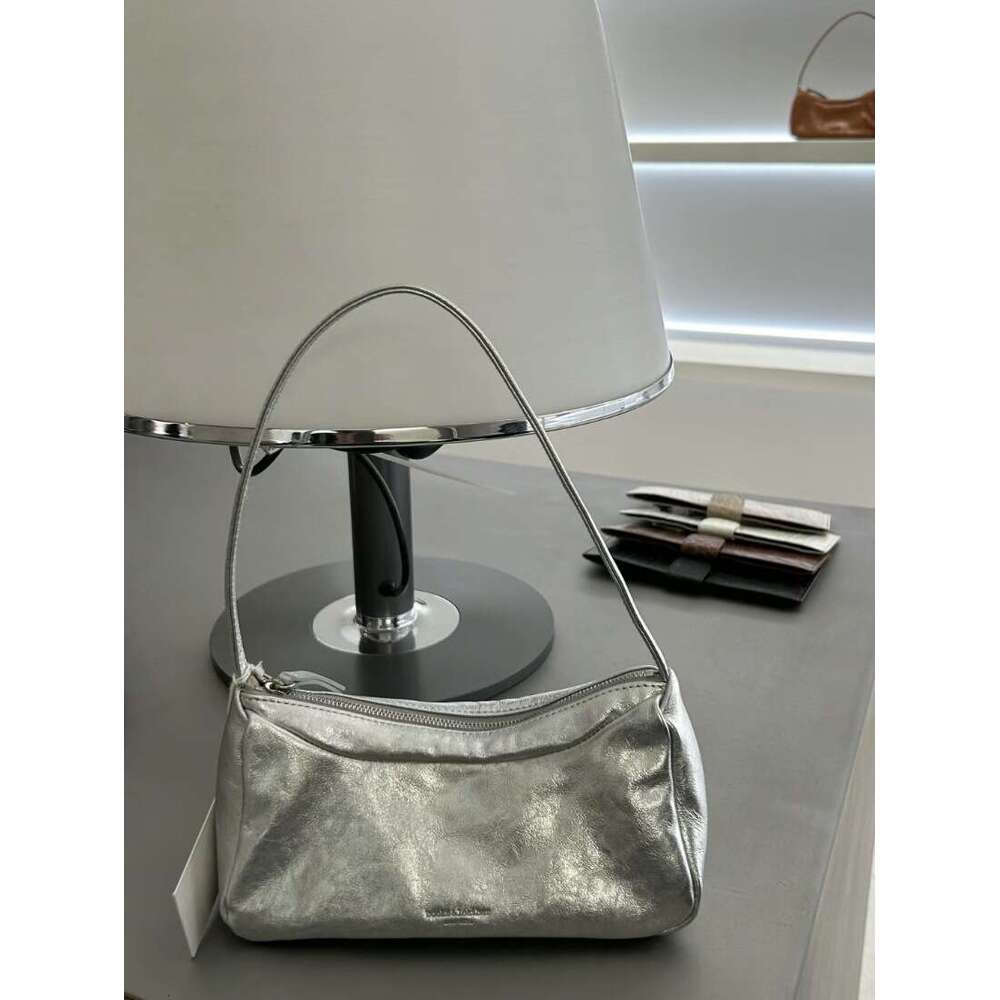 Korean Dongdaemun Buckleather Handbag Solid Color Sheepskin Fashion Versatile Simple Shoulder Women's Bags