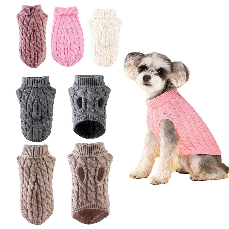 Warm Dog Clothes Knitted Clothes for Dogs Chihuahua Sweater for Small Dogs Winter Clothes for Sphinx Cat Dog Sweater for York 250206