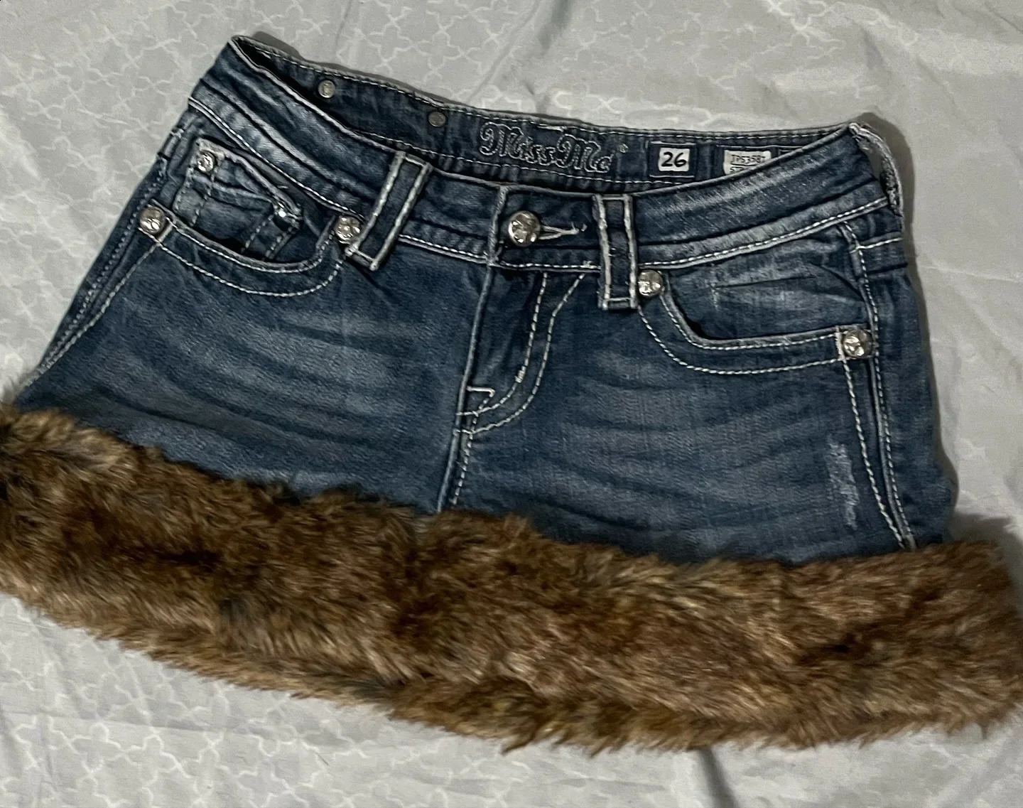 Y2K Retro Denim Skirt Harajuku Goth Raw Edge Skirt Light Blue Low Waist Mini Skirt Casual Autumn Winter Sexy Slim Fit Hip Skirts 250206