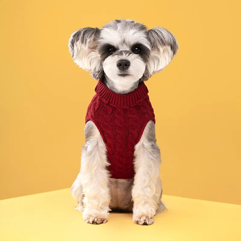 Warm Dog Clothes Knitted Clothes for Dogs Chihuahua Sweater for Small Dogs Winter Clothes for Sphinx Cat Dog Sweater for York 250206