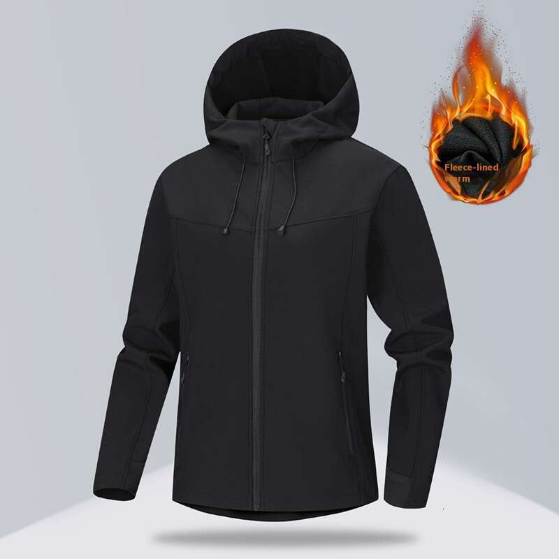 New Spring and Autumn Outdoor Soft Shell Rush Coat for Couples, Large Size Waterproof, Windproof, Wear resistant, and Warm Single Layer Coat