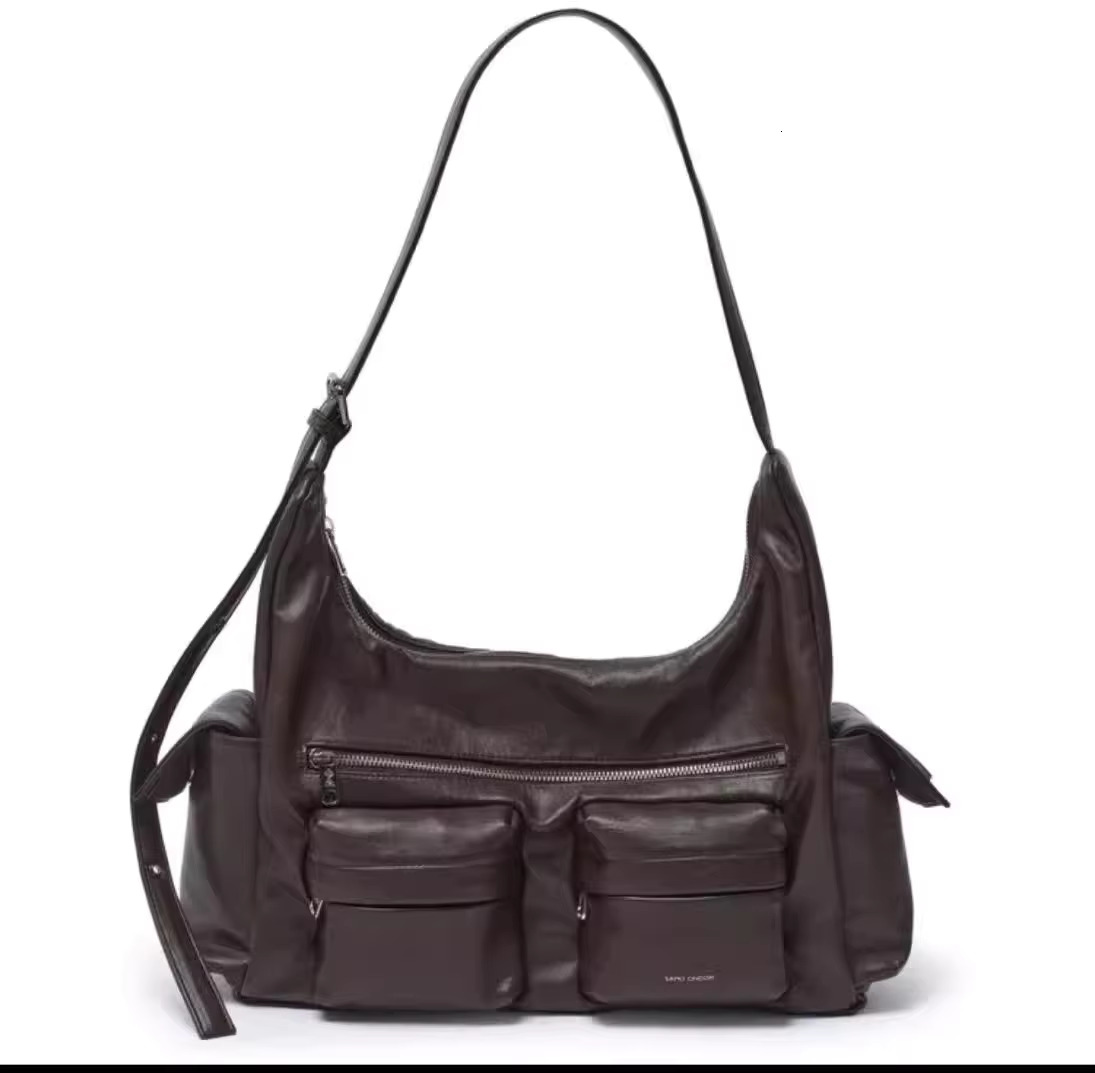 Korean Niche SAMO ONDOH Small Saddle Crossbody Bag, Song Yuqi, Jin Caiyuan, Cui Jungui, Same Style PVC Gender Neutral