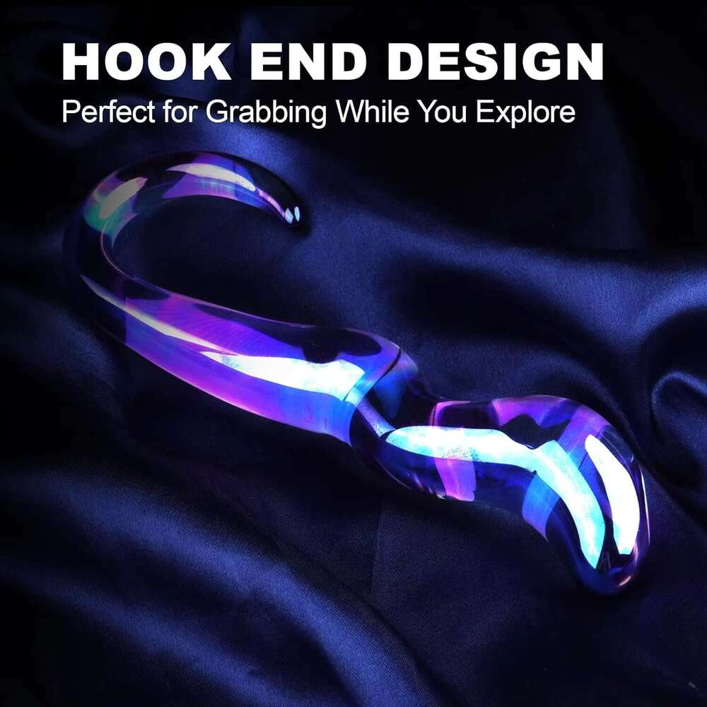 Glass sy Crystal Anal Clear Sex Toy Long Monster Knot Dildo C G Spot Streame Desgin for Beginners Wand
